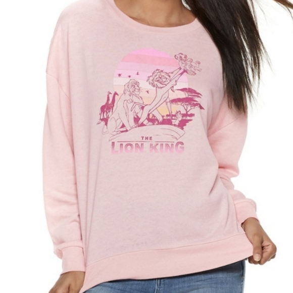 Disney Sweaters - Disney The Lion King soft pink sweater